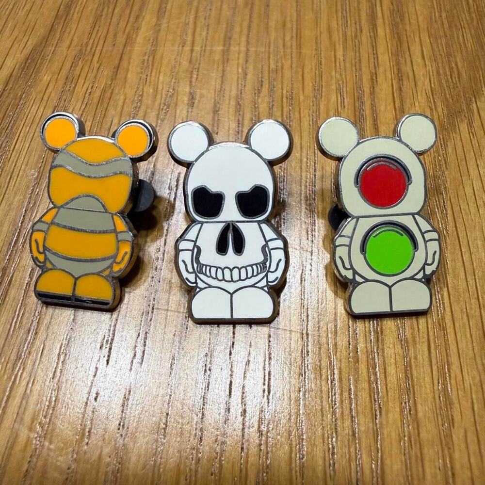 Lot of 3 Disney Vinylmation Pins